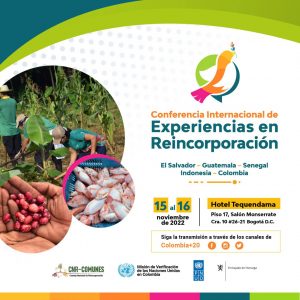 Conferencia Internacional de experiencias en Reincorporación